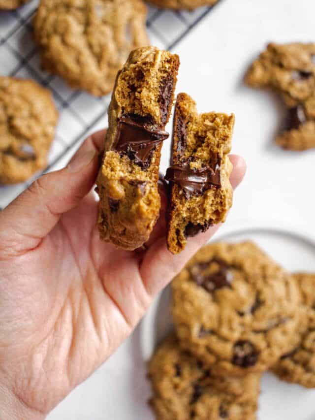 Almond Butter Oatmeal Cookies Recipe
