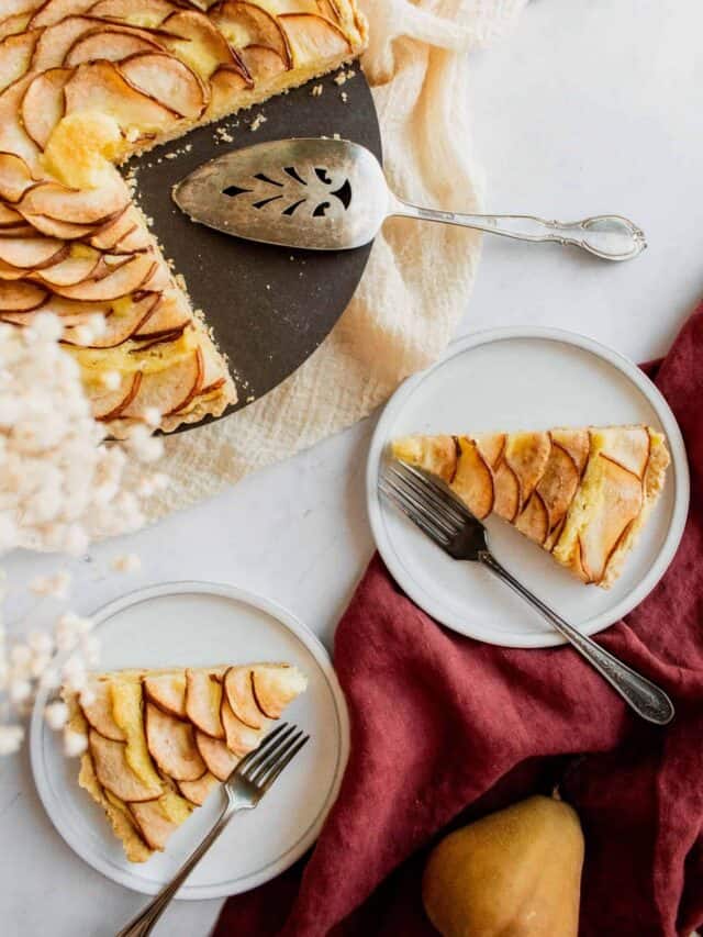 Fresh Pear Frangipane Tart Recipe