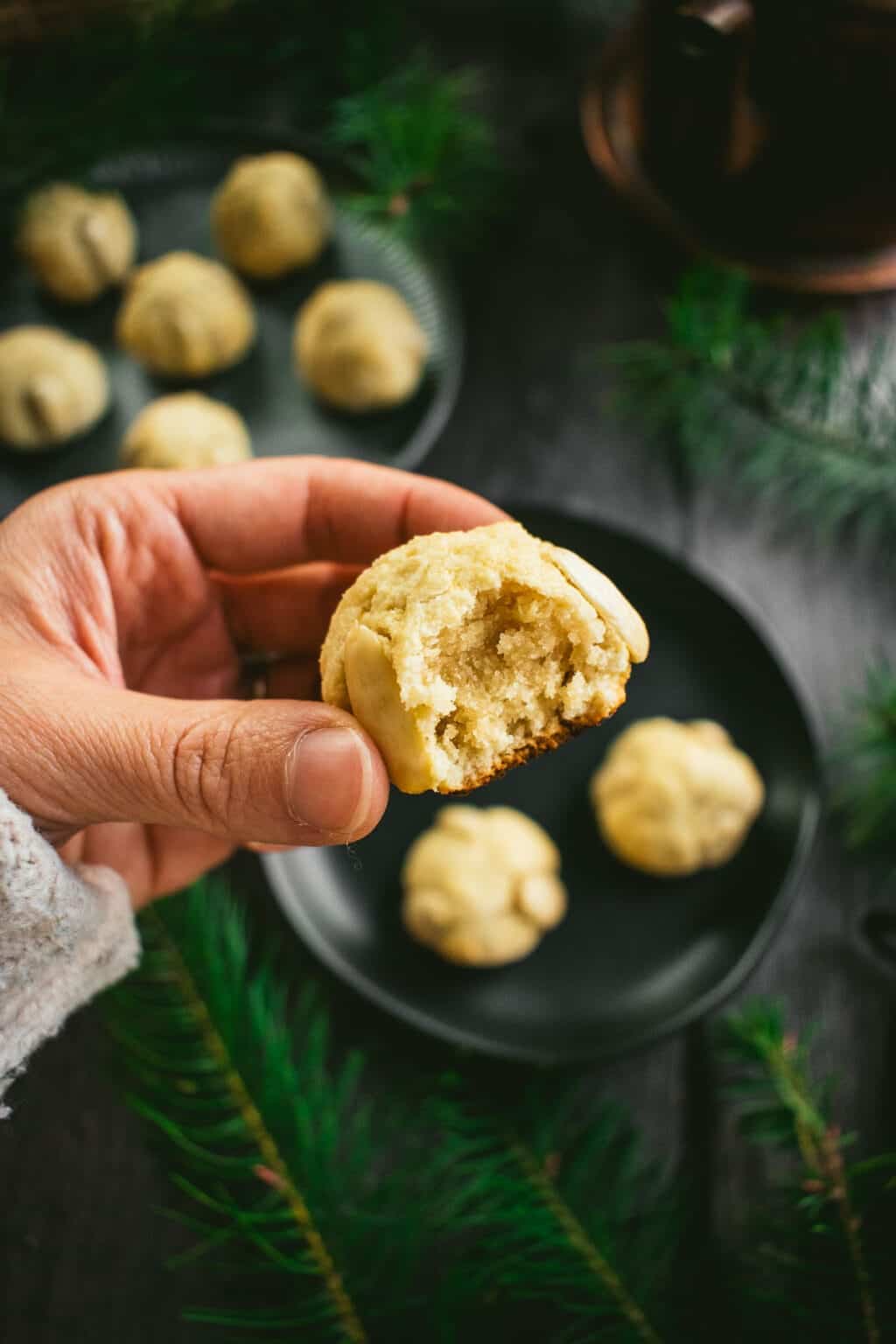 German Marzipan Cookies | Bethmännchen - Humbly Homemade German Marzipan Cookies | Bethmännchen - Humbly Homemade