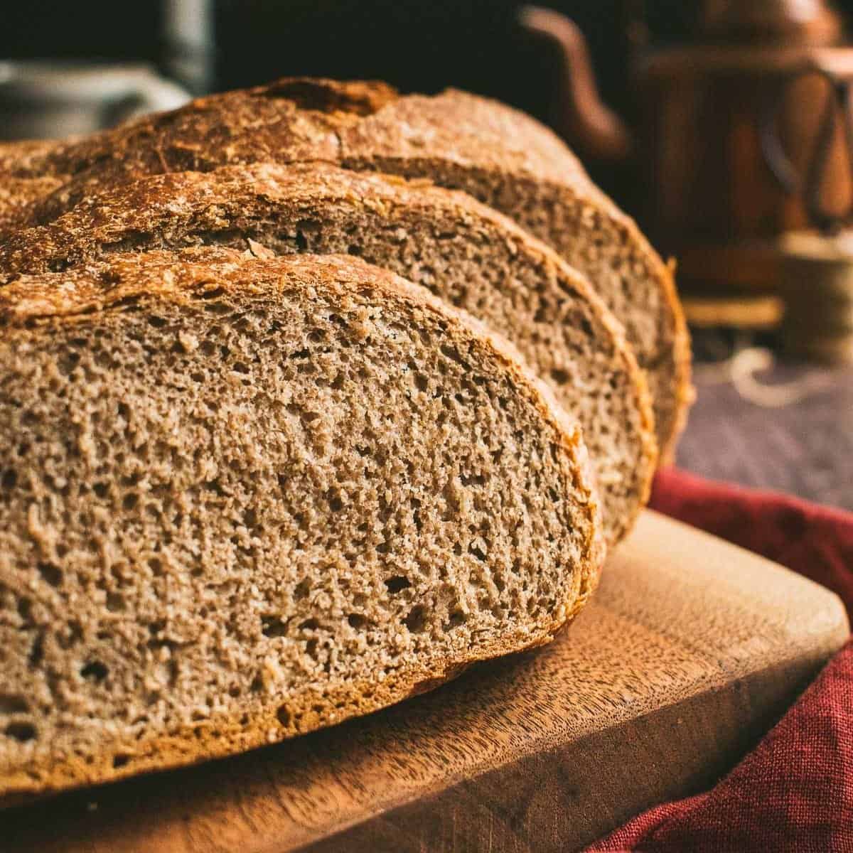 Rustic No-Knead Whole Wheat Bread in the Dutch Oven - Humbly Homemade