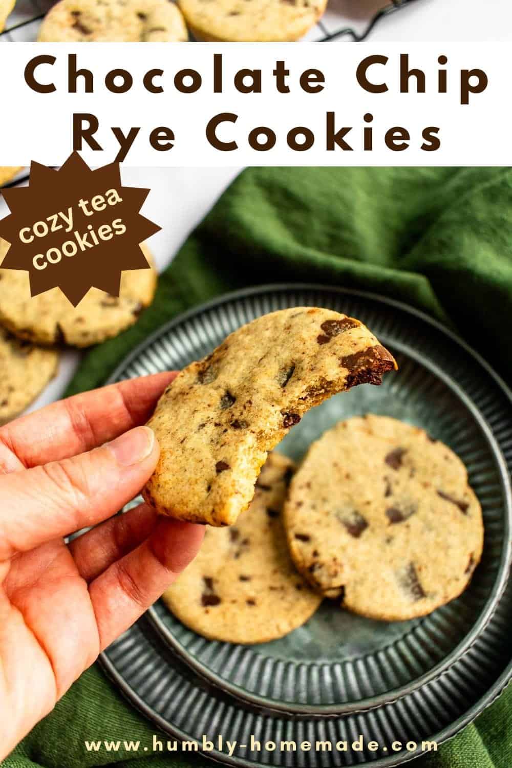 Old Fashioned Rye Chocolate Chip Cookies - Humbly Homemade